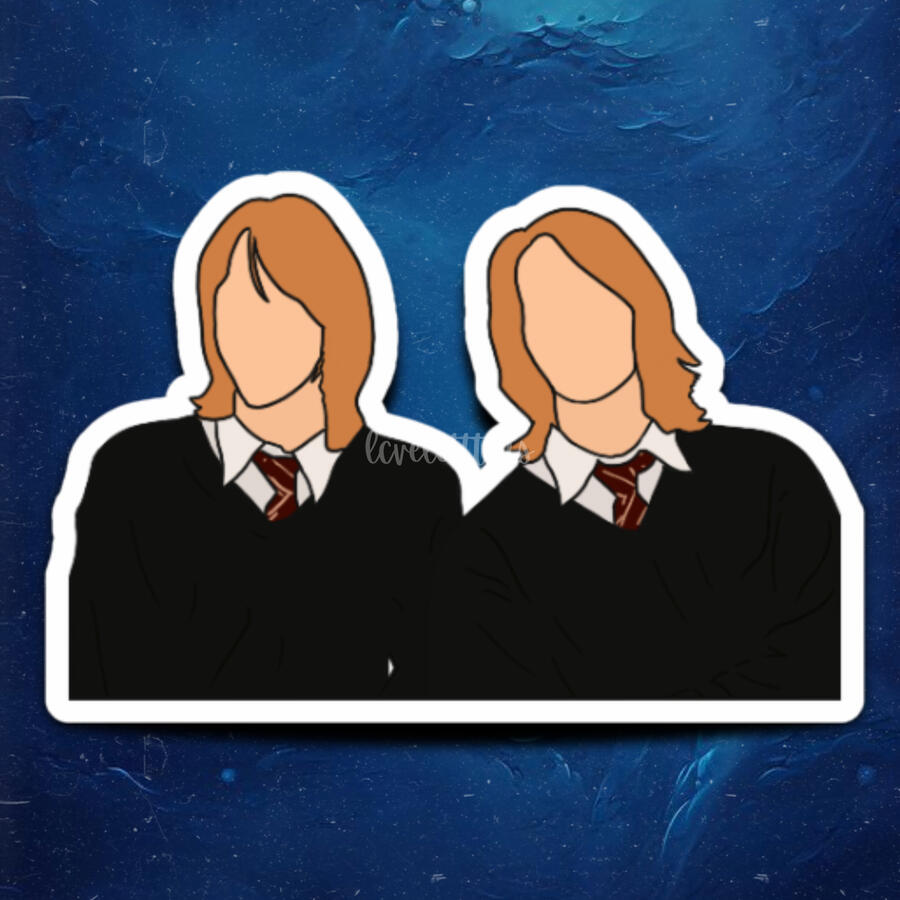 Fred and George Weasley Sticker